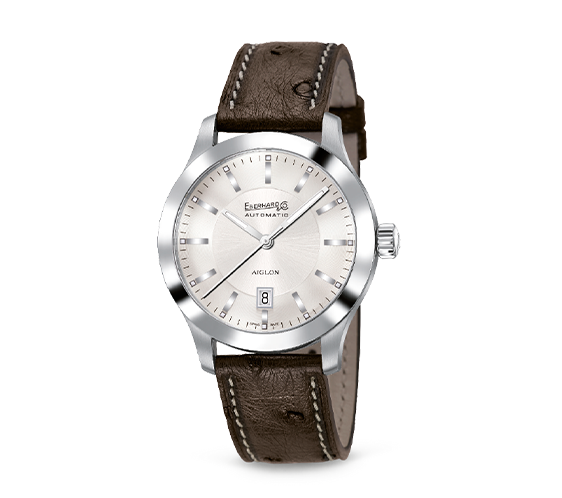 Orologio Eberhard Uomo Aiglon in Acciaio 41030.SE CP ARGENTE - 41030.SE CP ARGENTE